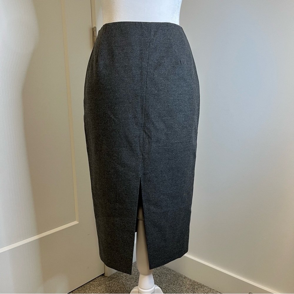 BABTON Long Grey Pencil Skirt - Size 2 - FREE SHIPPING on Bundles $95+